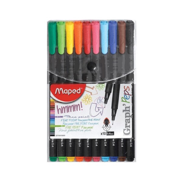 Maped Graph Peps Fine Point Markers